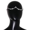 Fashion Face Chain Mask for Women Simple Luxury Waterdrop Rhinestone Glasses Chain Party Trendy Jewelry Accessories
