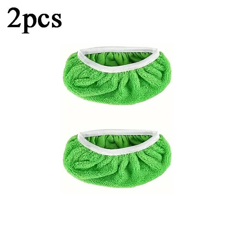 Super-Absorbent Reusable Mop Pad - Microfiber Cleaning Cloth, Suitable For Wet And Dry Floors, Durable Green Replacement Pad,