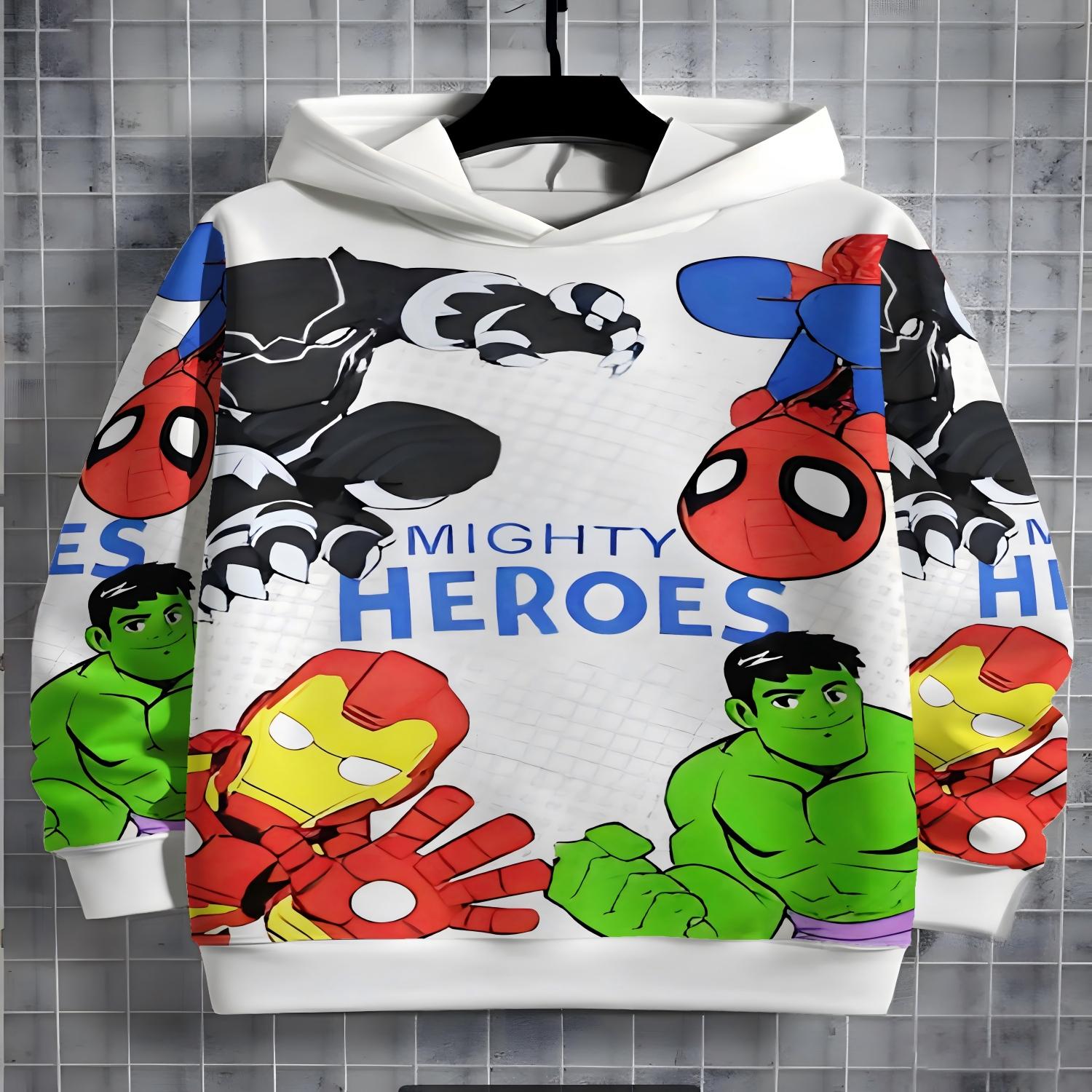 

2026 Children s Hoodies 3D Spider Printed New Men s and Women s Hoodies Casual Neutral Hoodies Children s Hoodies Clothing 13-14Y