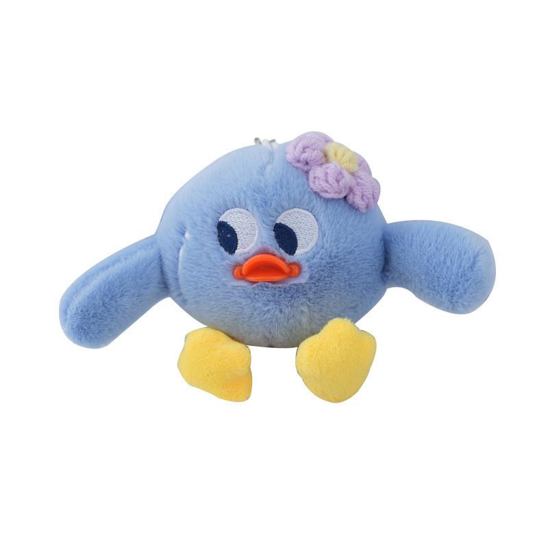 Adorable Cute Couple Duck Plush Keychain Soft Yellow Duck Backpack Charm