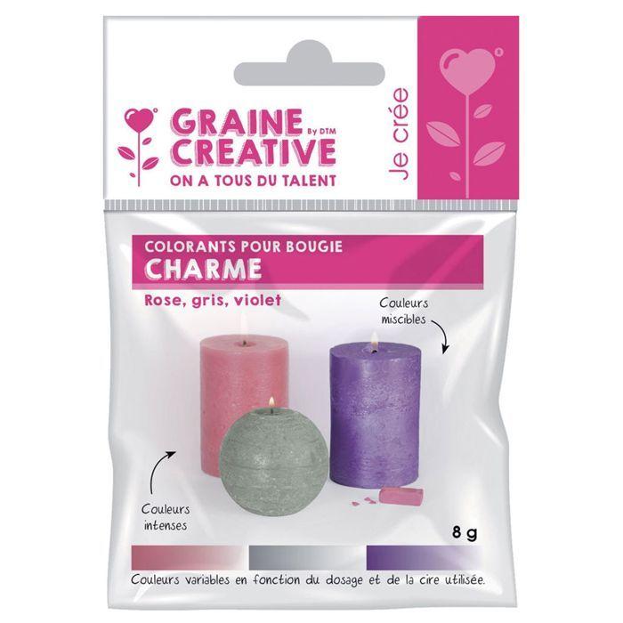 3 colorants solides pour bougie - Charme