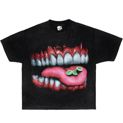 Neniom Grillz Tablets Boxy Vintage Tee Streetwear Y2K Tee Unisex T-Shirt