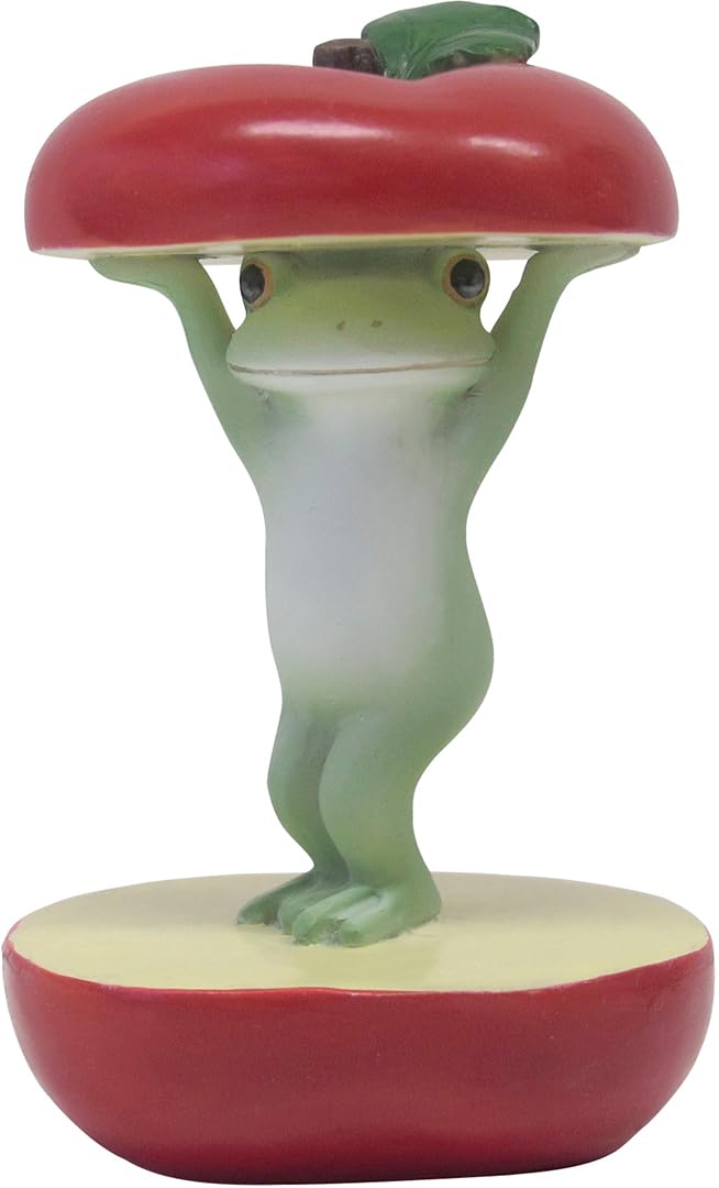 

Лягушка из яблочной стружки