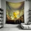 Little Nightmares Arazzo da Parete Estetico Appeso a Parete Coperta in Tessuto Stampato Arazzi Decorativi per Camera da Letto Soggiorno Arredamento per la Casa