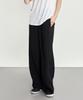 BASIC HOUSE Women'S Breathable Elastic Waist Wide Pants Black