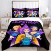 3pcs Huntrix, K-POP Comforter Set - Four Seasons Home High,Machine Washable Bedspread with Pillowcases (No Filling) yy250909010