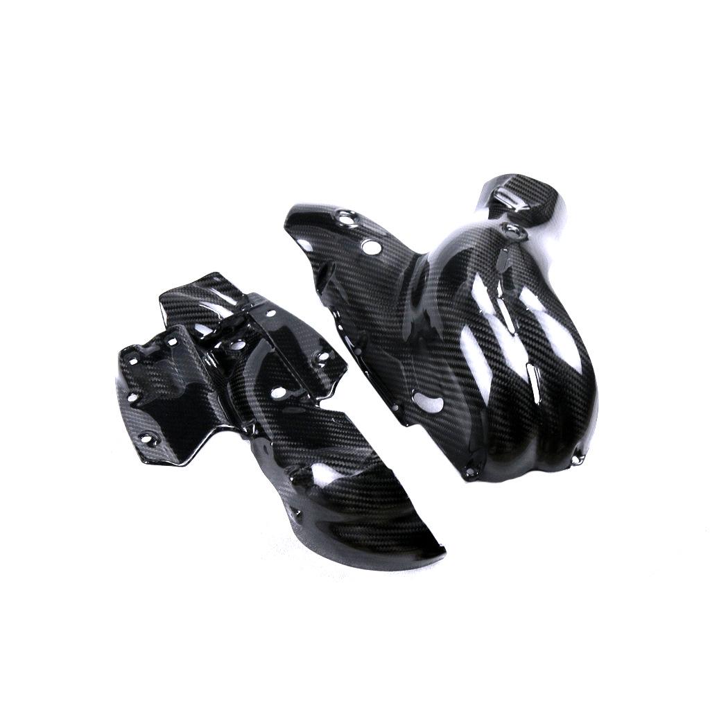 Ducati Panigale V4/V4S Carbon Fiber Exhaust Heat Shield (Model Year 18+)