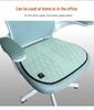 USB Graphene Heated Seat Cushion - Office & Car Use, 5V Quick Heating, Plush Warmth, Winter Embroidered Design
