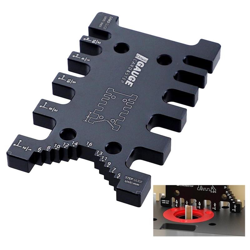 Tenon Caliper Accurate Aluminum Alloy Portable Multifunctional Gauge Tool Woodworking Measurement Accessories Jig Tenon Caliper