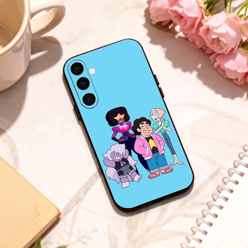 LGBTQ S-Steven U-Universe Phone Case For Samsung Galaxy A73,A72,A71,A70,A53,A52,A51,Others Soft Black Shell