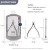 Professional Manicure Pedicure Art Tool Set Nail Clipper Kit Nails Tips Toenail Cuticle Cutting Nipper Clipper With Nail Remover