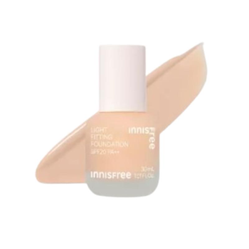 Innisfree Light Fitting Foundation 30ml | Lightweight & Long-Lasting Natural Coverage | 4 Shades Available