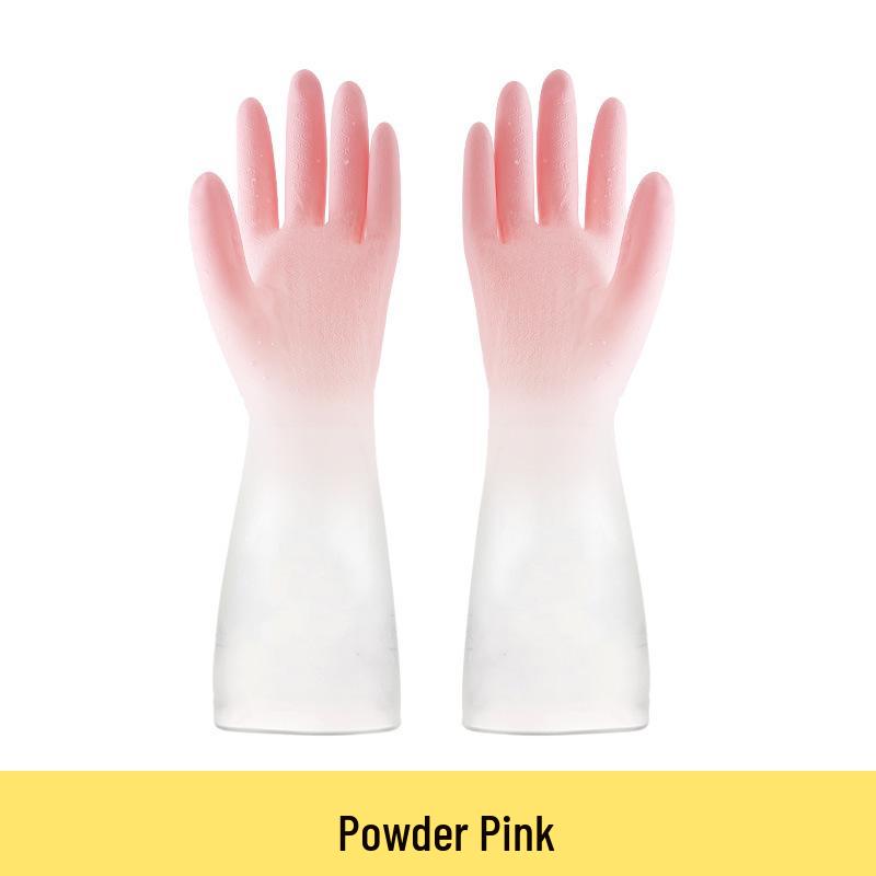 Durable Waterproof Rubber Gloves: Wear-Resistant Latex for Household and Kitchen Use