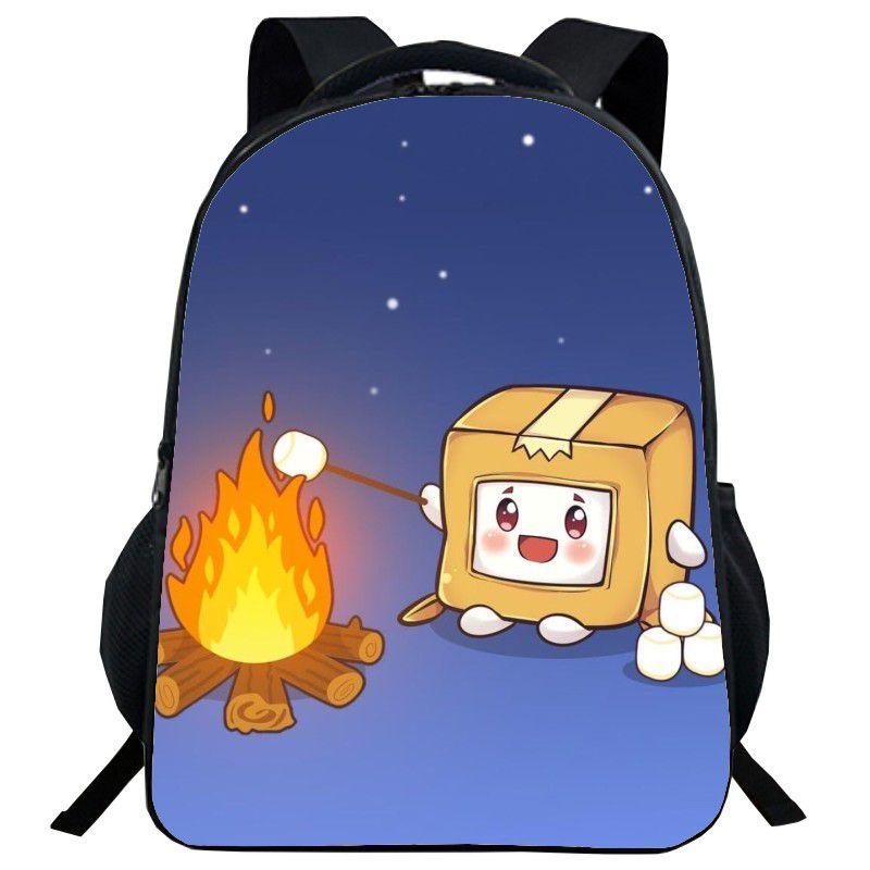 Lankybox Backpack Cartoon Schoolbag For Kids With Adjustable Padded Straps And Stylish Design