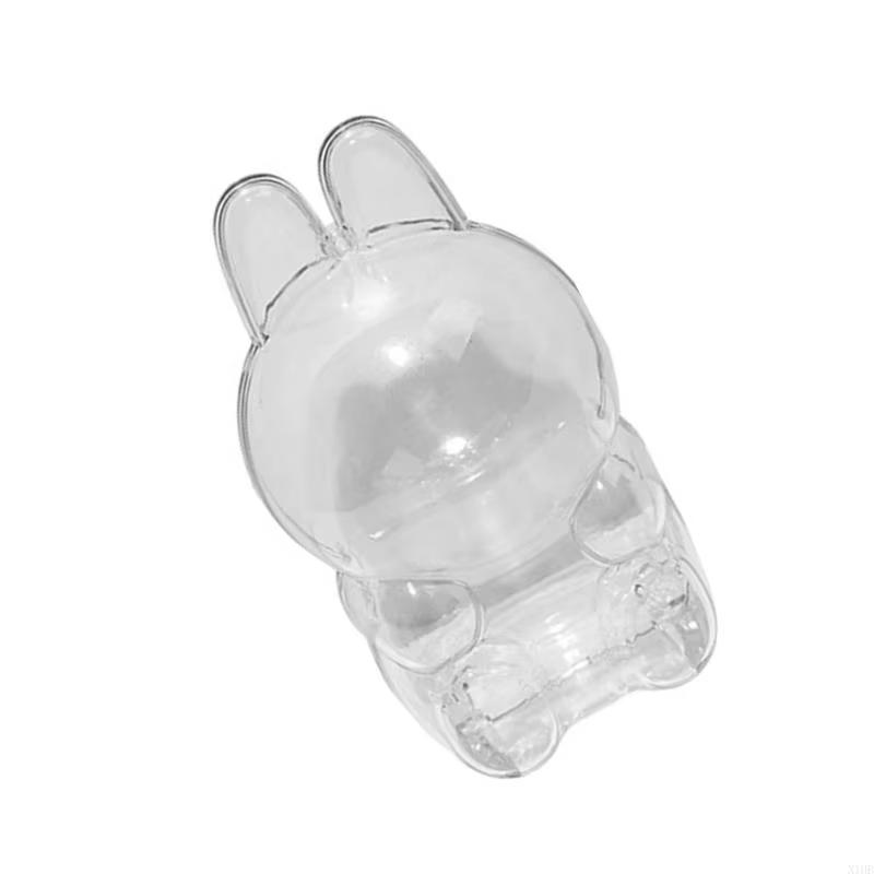 1Pc Transparent Protective Cover For Toy Elf Doll Cover Mini Portable Storage Box Cute Elf Plushie Display Cover For Party Dolls