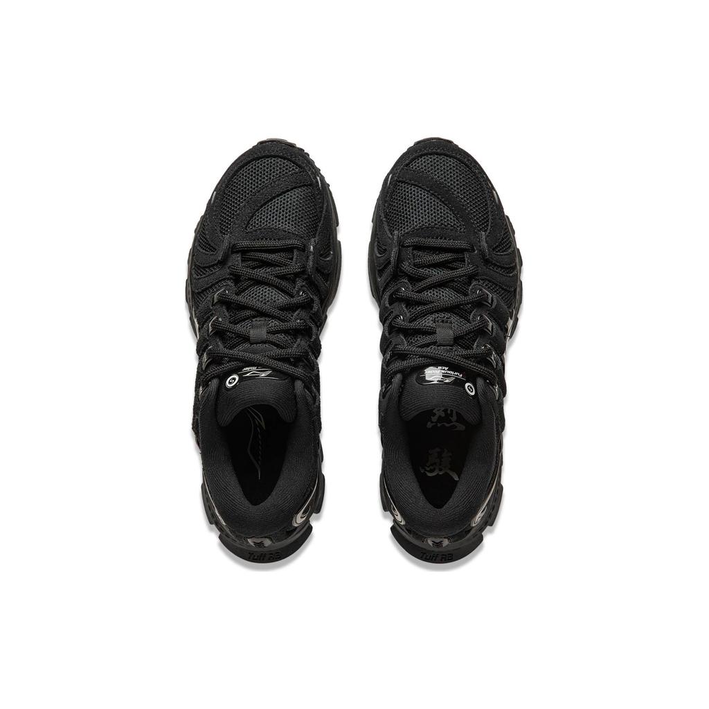 Li Ning Abrasion Resistant Breathable Low top Running Shoes Women's Black AZGU078-3