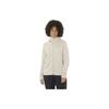 Salomon Outline Warm Hooded Solid Color Casual Long Sleeve Jacket Women jackets Off-White C23266