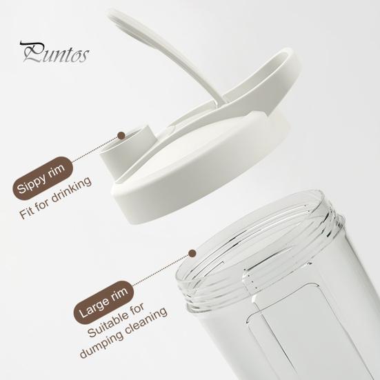 Electric Protein Shaker Bottle Instant Blending Mixer Cup for Protein Shakes Nuts Fruits Self Stirring Shaker Bottle for Fitness Enthusiasts USB