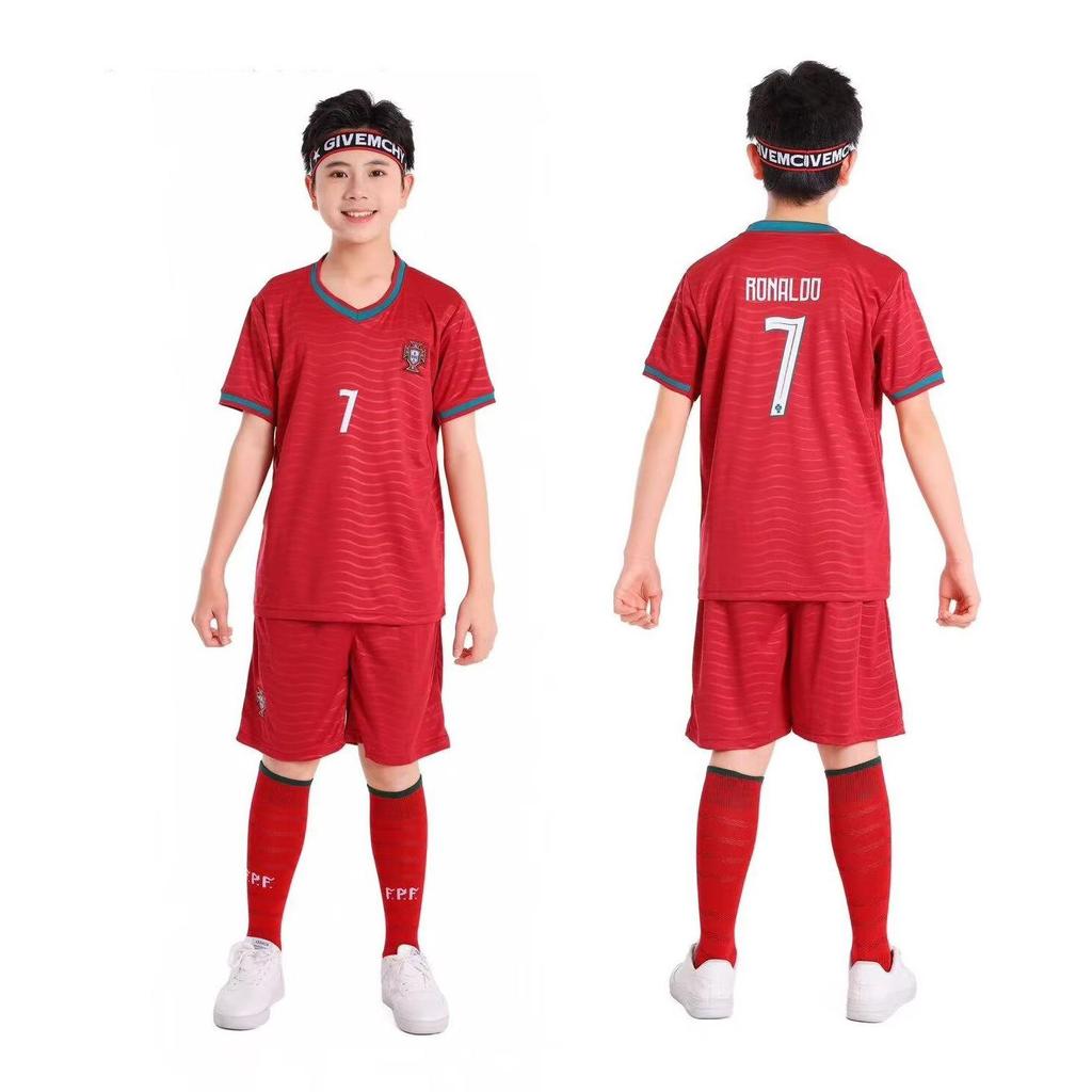 Grundschule Fußball-Uniform Set: CR7 & Neymar Trikot für Kinder