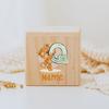 Personalized Money Box Initial with Name Wooden Money Boxes Child Coin Bank Birthday Holiday Gifts for Kids Coin Collection Case
