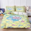 Cartoon Duvet Cover Home Blue Printed Pillowcase Set Adult Bedroom Children Comforter Bedding