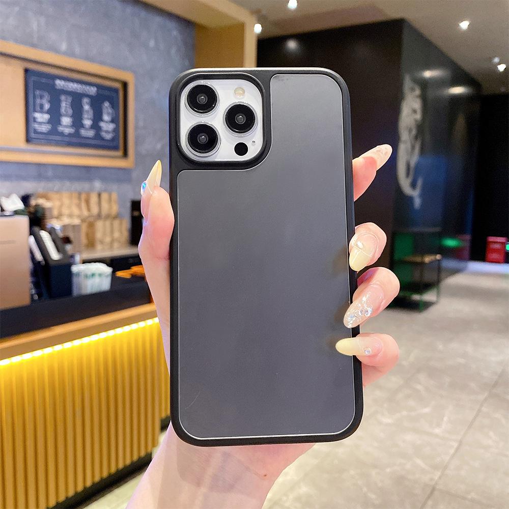 Mobile phone case Apple 17promax to picture iphone16 magnetic glass case/mirror case DIY hard