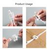 Transparent Plastic Packing Buckle 60x25 Mm Belt Buckle Packing Strap Buckle  Bundling Vegetables