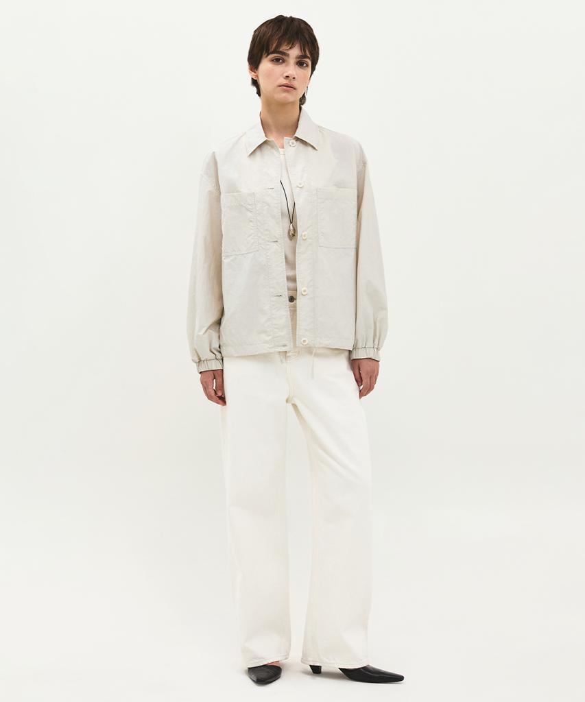 Rough Side White Label Wind String Jacket Oatmeal