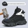 Women's Safety Shoes Insulated Safety Shoes Waterproof Puncture Resistant Slip-Resistant Protective Working Shoes Anti Smashing
