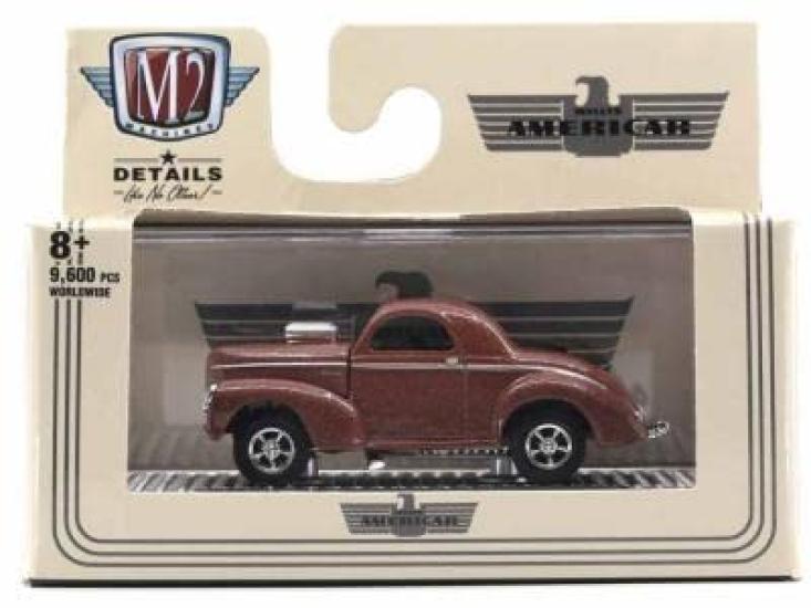 M2 MACHINES МАСШТАБ 1:64 «Auto-Thentics Выпуск 70» «1941 WILLYS COUPE GASSER»