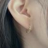Youngglow 14k Chain One Touch Earring