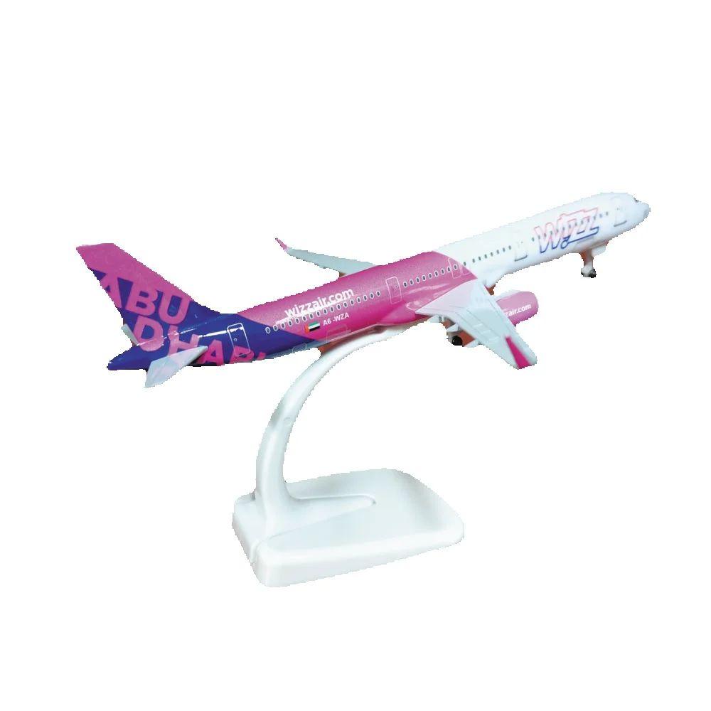 20cm Wizz Air Für Airbus A321 1/200 Druckgusslegierung Flugzeug Vormontiertes Flugzeugmodell Flugzeug Bausatz Schlafzimmerdeko Gesammelt