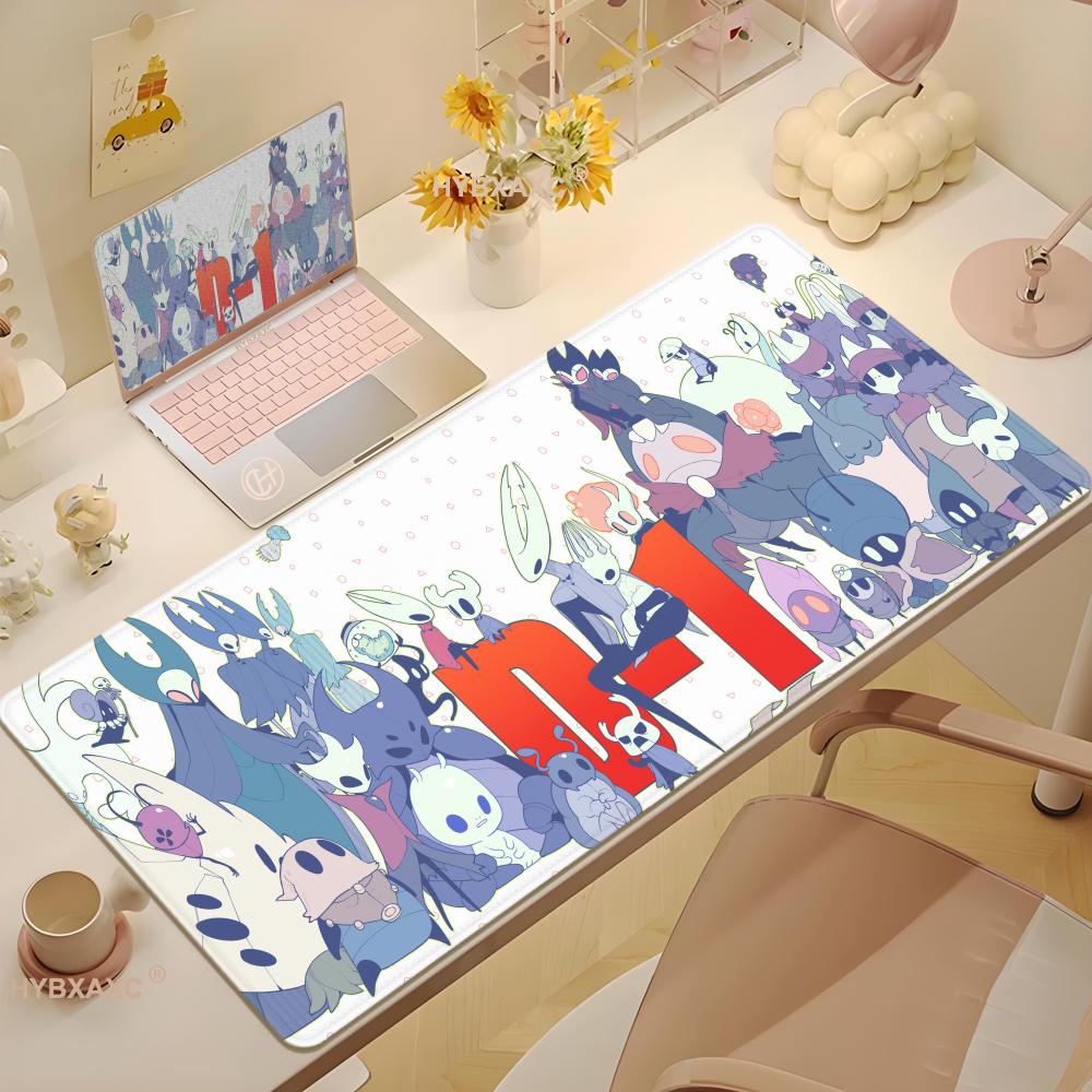 Stampa HD Cool Mousepad Hollow Knight Silksong Tappetini per Tavolo Mousepad per Computer Aziendale Tappetino Grande per Scrivania Mousepad XXL per PC Gamer