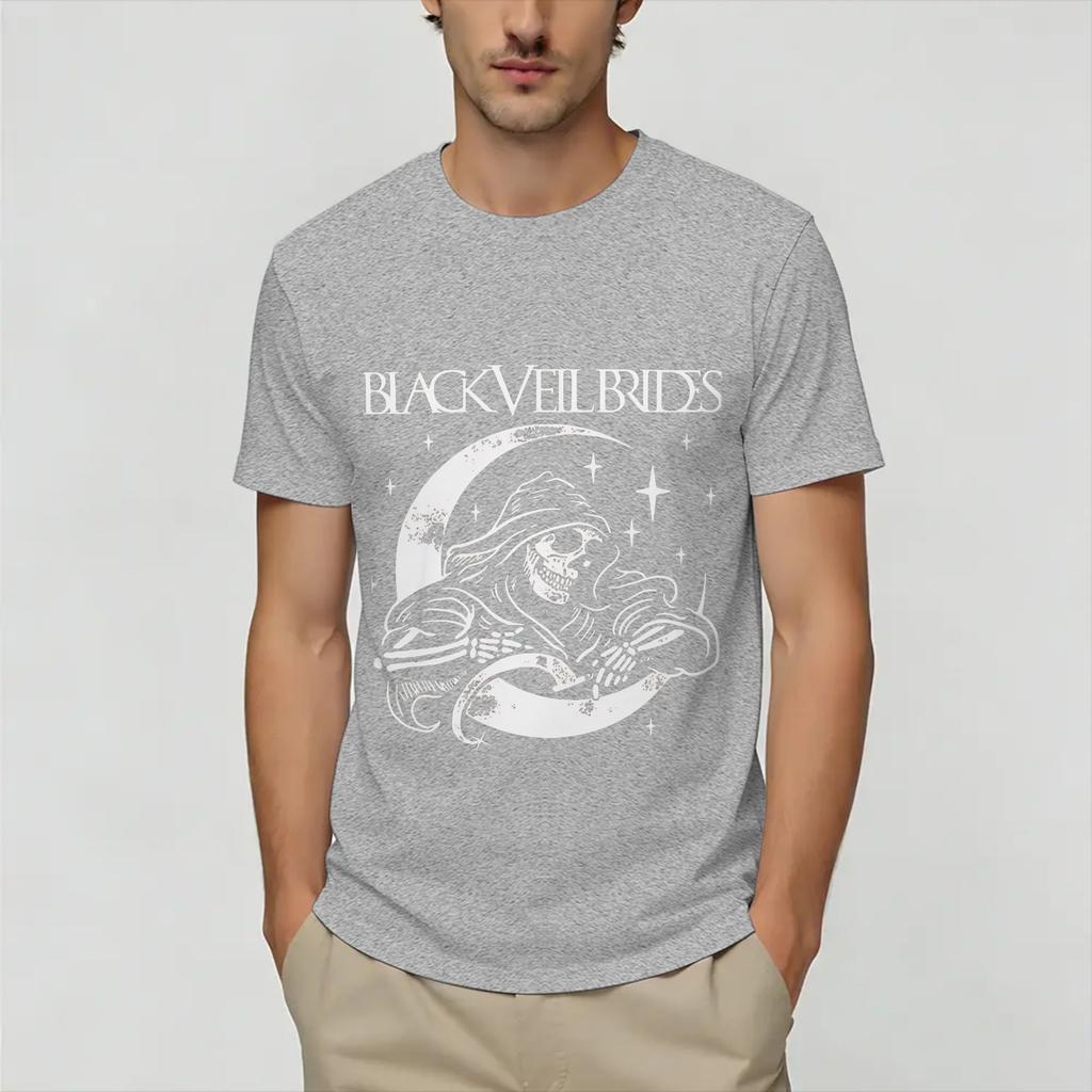 Black Veil Brides Tshirts For Unisex Novelty Cotton Tee Shirt Crew Neck Short Sleeve T Shirt Plus Size Clothes
