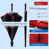 Reinforced Double-Layer Three-Person Golf Umbrella with Waterproof Cover