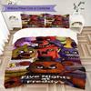 Five Frightful Nights Freddy'S Threepiece Set Without Core 1 Duvet Cover 2 Pillowcase Without Core Christmas Birthday Gift