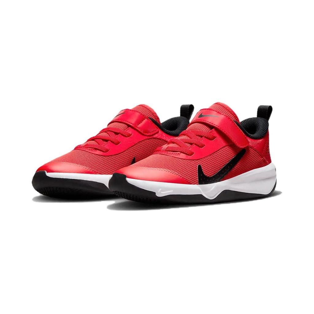 Nike Omni Multi-Court Round Toe Lace-Up Durable Breathable Low-Top Casual Shoes Kids sneakers Red Black DM9026-601