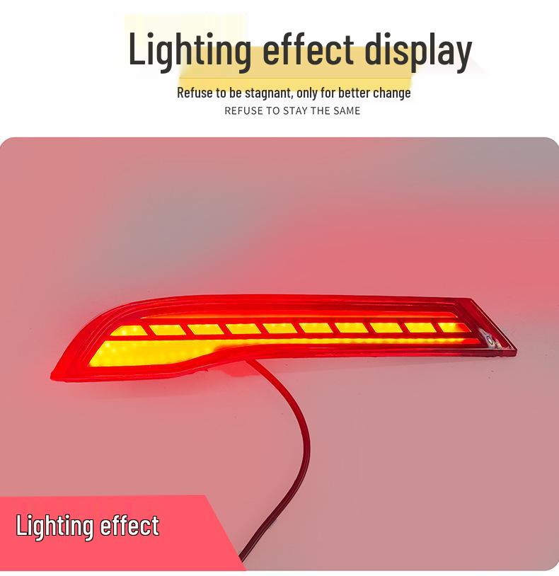 Chevrolet Trax 19-23 LED Rear Bumper Lights, Flowing Turn Signal & Collision Warning