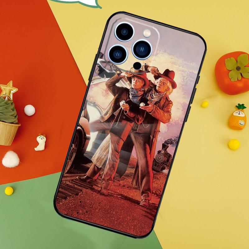 Back To The Future Cover For iPhone 13 12 Mini 11 14 15 16 Pro Max XS X XR 7 8 14 15 16 Plus Phone Case iPhone 16 Pro