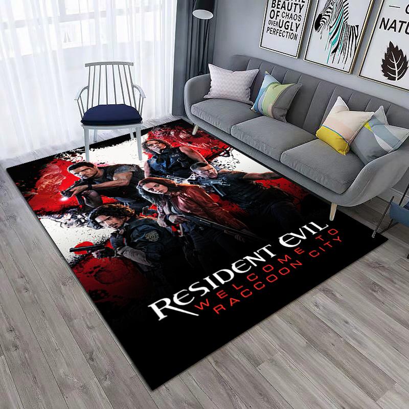 Sci-Fi game Resident Evil, Umbrella Corporation, soft carpet, home living room, office chair pad, door mat, door mat carpet U9