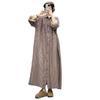 Plaid Single-Breasted Long-Sleeve Shirt Dress - Slimming & Casual for Spring & Autumn