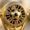 Resin Soccer Trophy Award for Sports Events and Competitions Classic Football Design Durable Construction Suitable for Display and Recognition