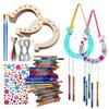 1 Set Wind Chime Kit Diy Wooden Wind Chime Horseshoe Wind Chime Birthday Wedding Decor Birthday Chime Set Crafts Pendant