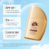 Opalovací krém SPF 60+ UV ochranný rozjasňující voděodolný odolný proti potu osvěžující hloubkově hydratační lehký opalovací krém na bázi kolagenu