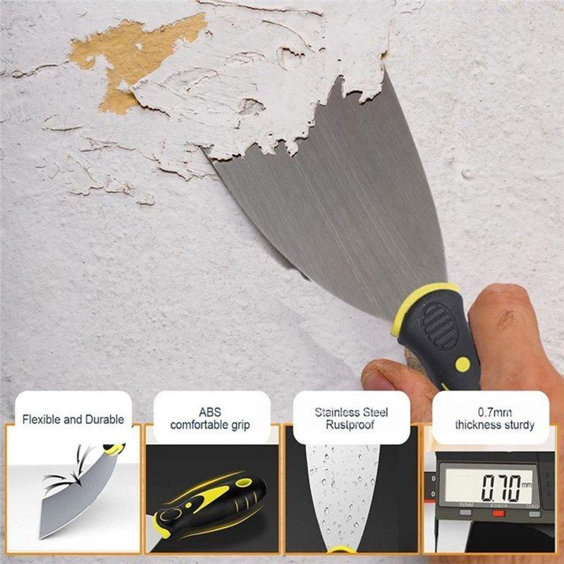 SHGO-Paint Roller Set With Pole, Paint Roller Kit Including Paint Tray Liners Plastic Sheets For Painting Walls& Ceilings In Hou