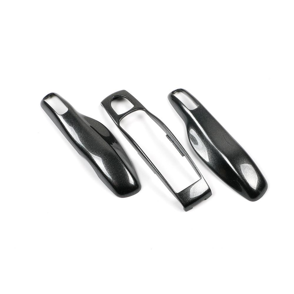 Carbon Grey Key Replacement Case for Porsche Cayenne Macan 718 911 Paramela Taycan