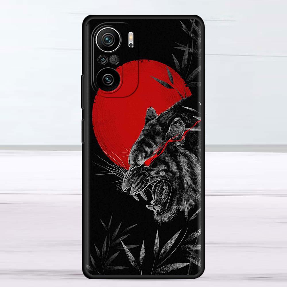 Hülle für Xiaomi Redmi Note 11 9S 10 9 8 7 9A 9C 9i K40 8T 10C 9T K50 Silikon Handyhülle Löwe Wolf