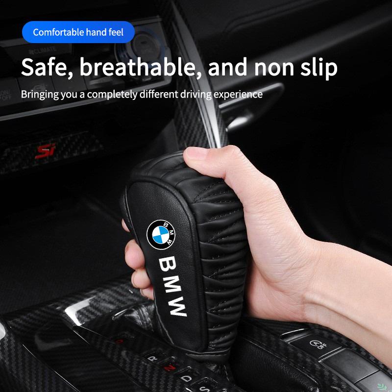 Car Shift Handle Cover Leather Non-slip Wear-resistant For BMW 1 3 5 7 Series X1 X3 X4 X5 F10 F15 F16 F20 F30 F18 F25 M3 M4 E34 Msjk68