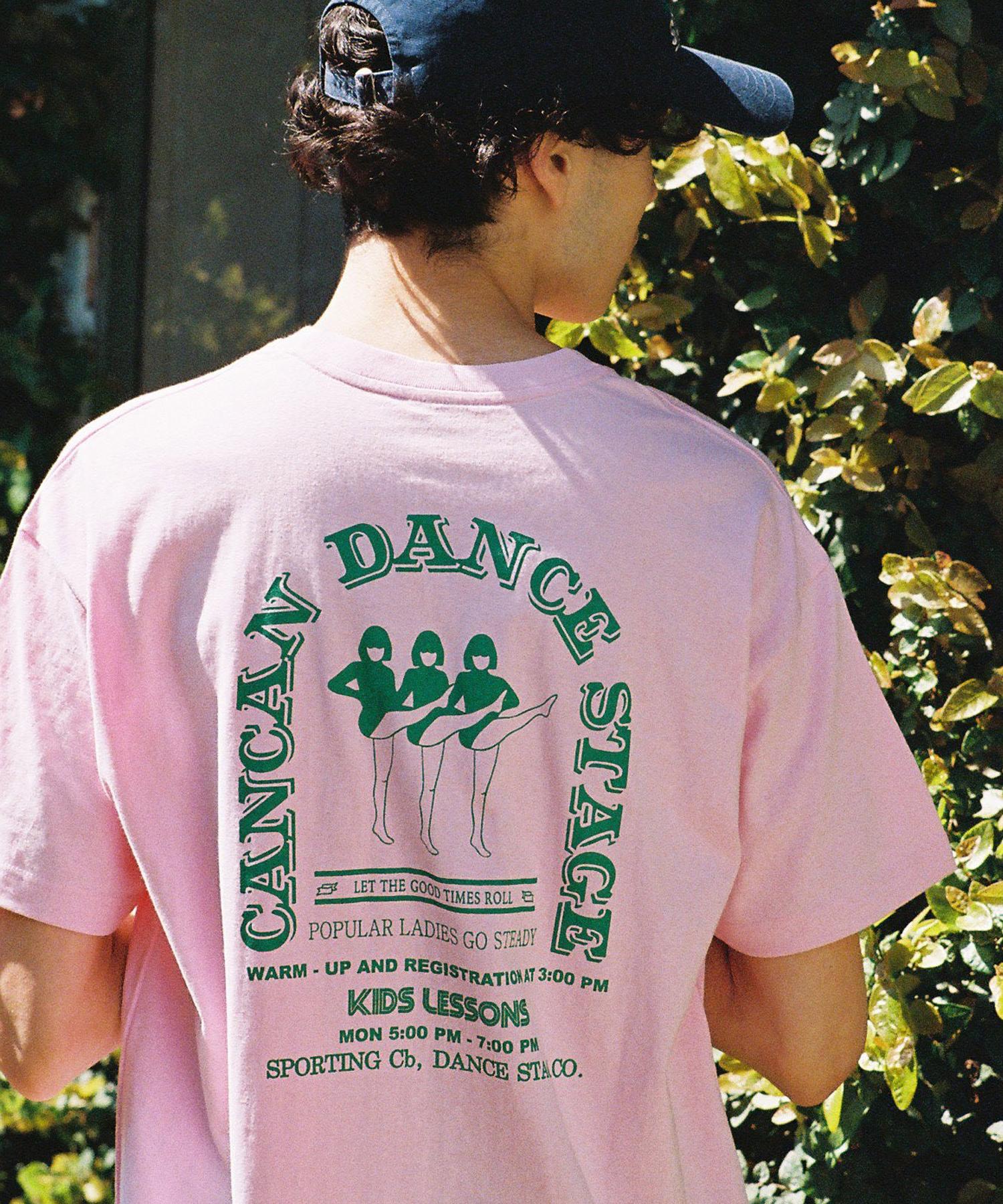 Konnichiwa Bonjour Sporting Tee (Pink) 3 Large