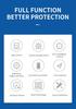 Smart WiFi Smoke and Fire Alarm Detector with Sound and Light Alerts